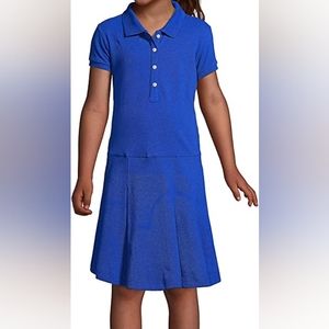 Lands' End | Dresses | Lands End School Uniform Short Sleeve Mesh Polo Dress  | Poshmark